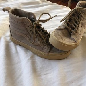 Tan all weather vans